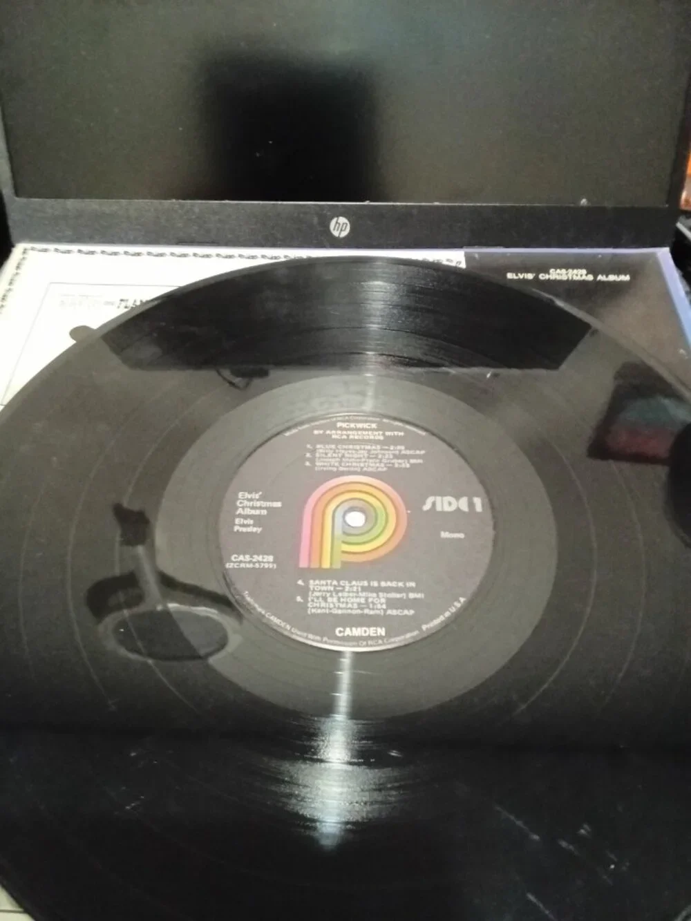 Elvis Christmas Album Vinyl Record by Pickwick - Classic Holiday Music
